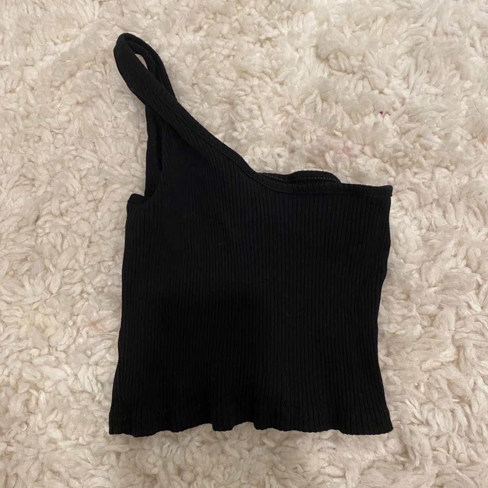 tank top one shoulder